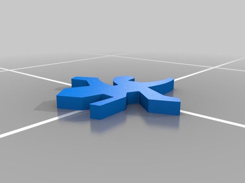Gecko Lizard shape - Escher style puzzle piece