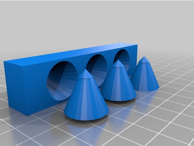 3-D Printed Braiding Block for Gov. STEM