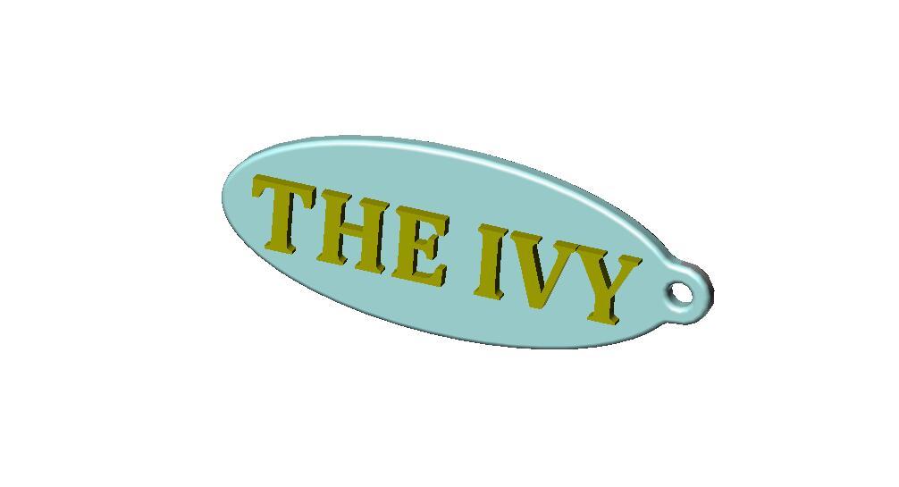 Ivy motorcycle logo/keyring