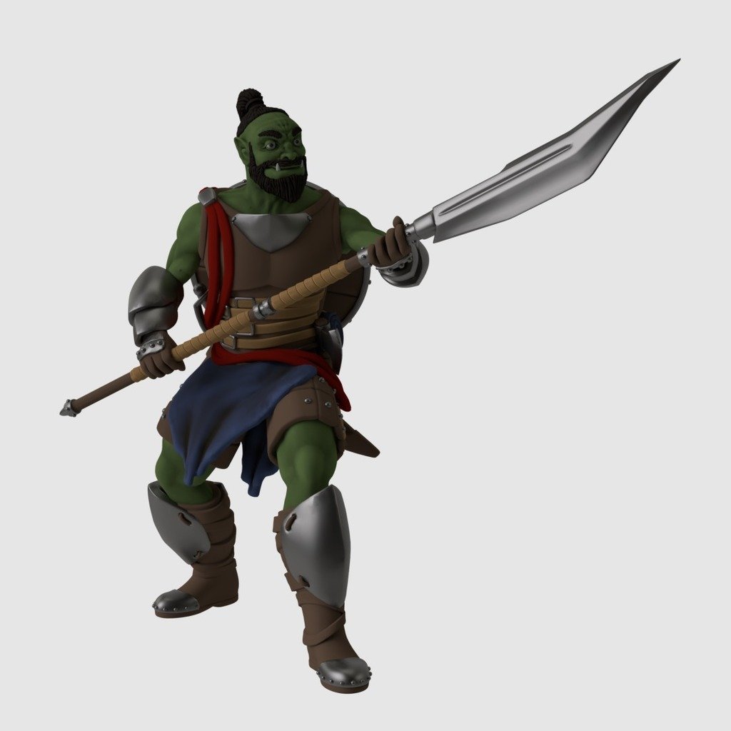 Half orc fighter