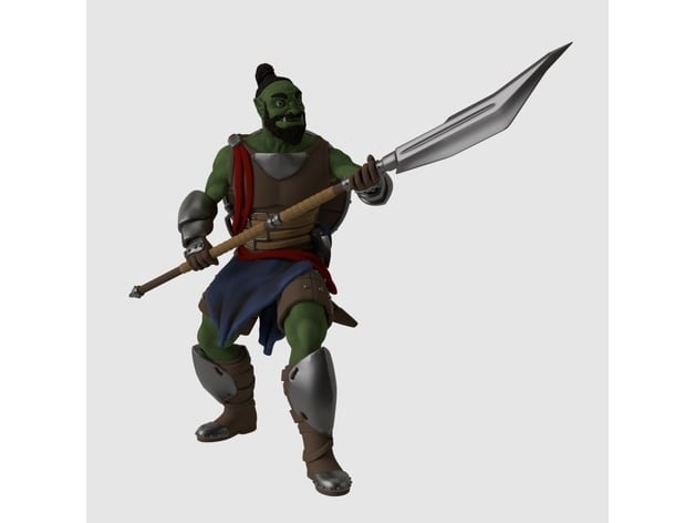 Image of Half orc fighter