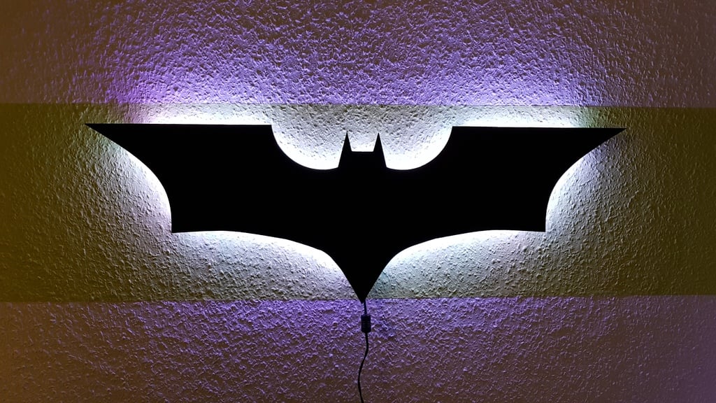 Batman LED wall lamp