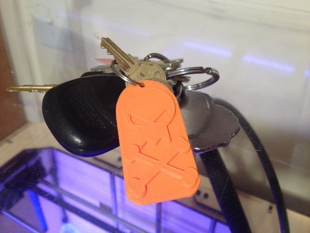 Official I Heart Chaos keychain