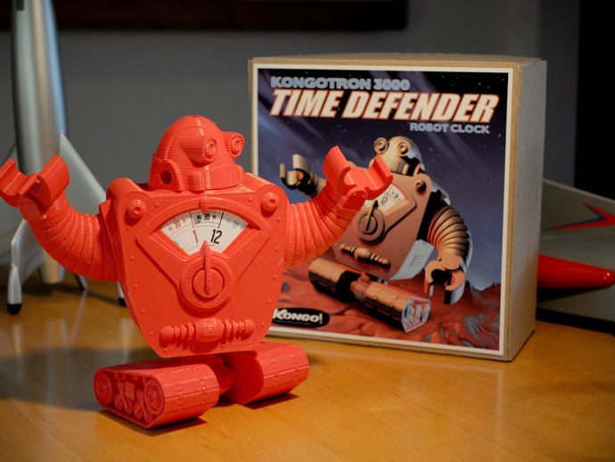 Kongotronic 3000 Time Defender Robot Clock