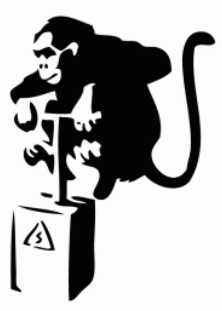 monkey stencil