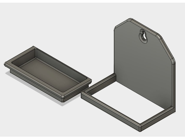 Drip tray with holder and splashback for watering system