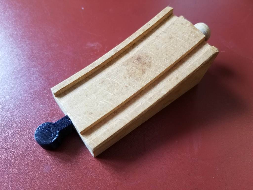 Replacement Brio Train Track Connector with Peg
