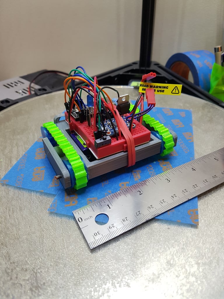 Small Treaded Tank Robot Chassis
