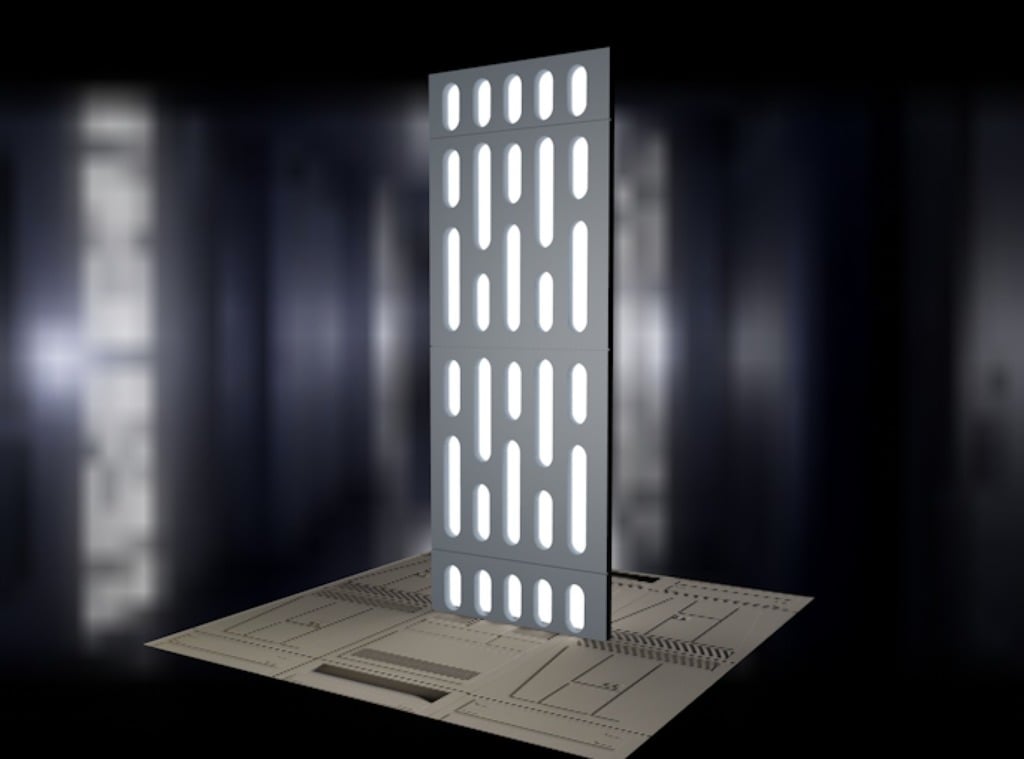 Death Star Light Panel for Figure Diorama