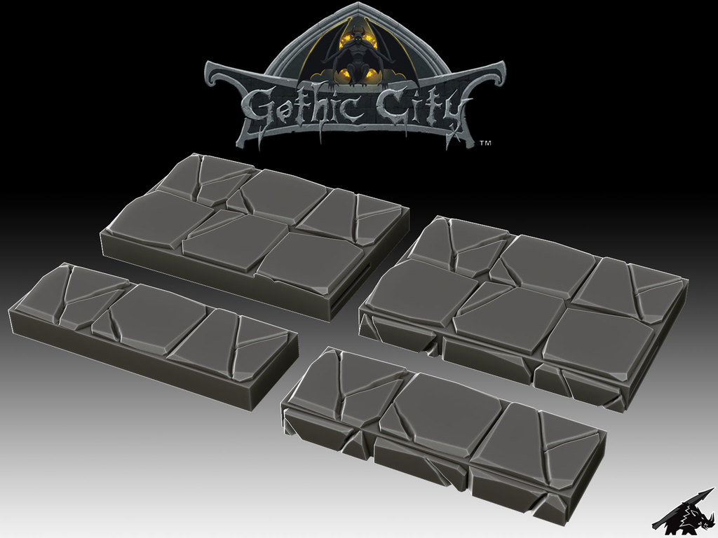 Gothic City Edge Tiles (JOIN our PATREONs)