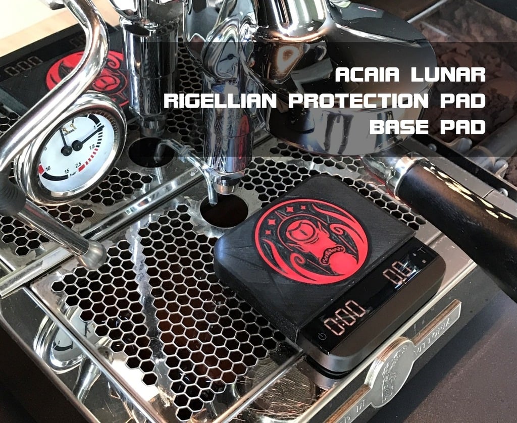 Acaia Lunar - Espresso Scale Protection Pad with Rigellian design