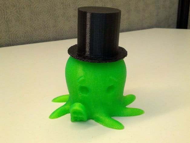 Top Hat for Cute Octopus