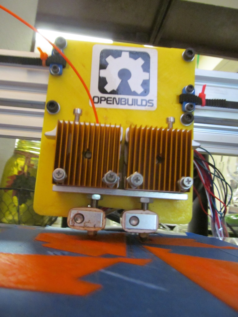 d-bot Mk8 dual extruder carriage