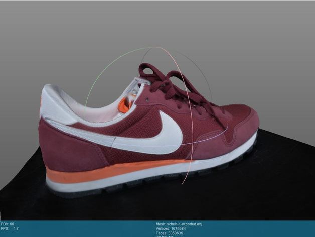 Nike Sneaker 3D Scan