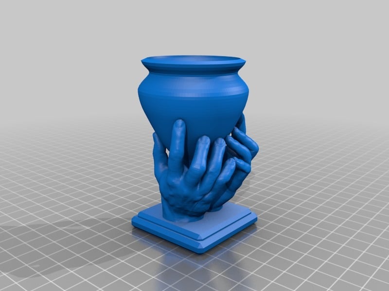 Hand Holding Cup 2 - Repaired