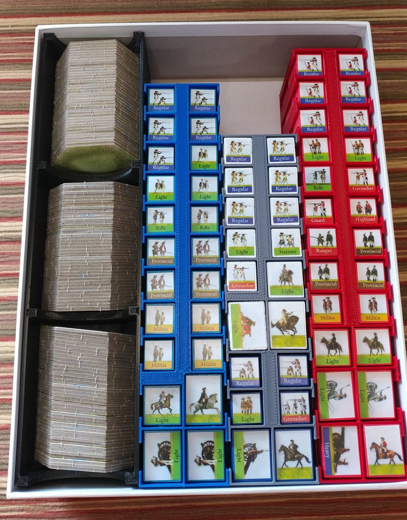 Commands & Colors Tricorne Base Game and Expansion Organizer.