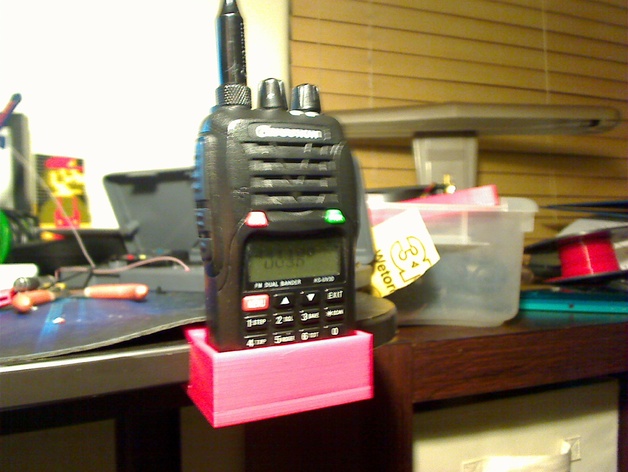 Handheld Ham Radio Desk Holder By Gigabyte898 Thingiverse