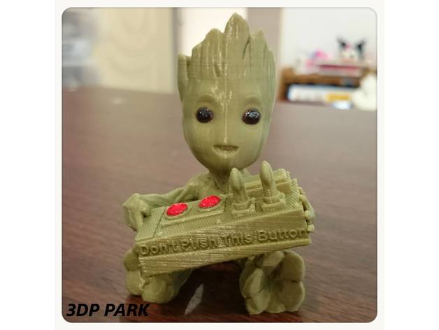 Baby Groot 51 Don’T Push This Button