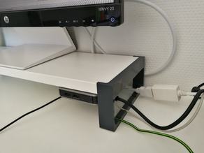 IKEA Besta desk shelf 3D model
