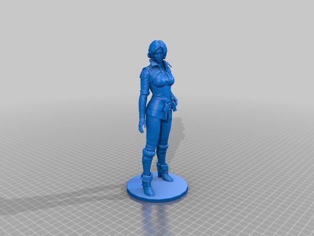 Triss The Witcher 20Cm 3D Stl Obj Model
