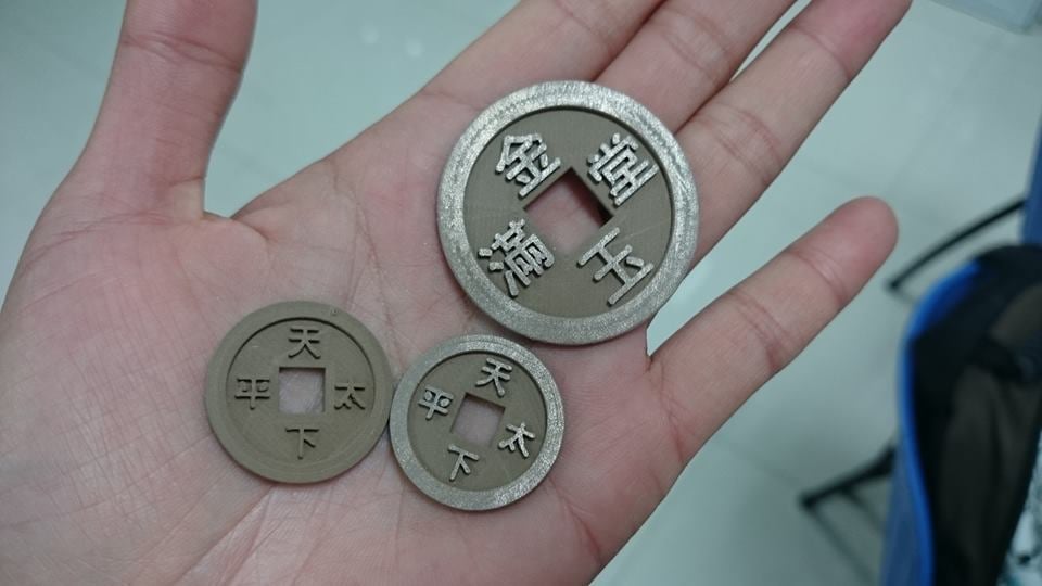 Chinese money ( bronze filament )