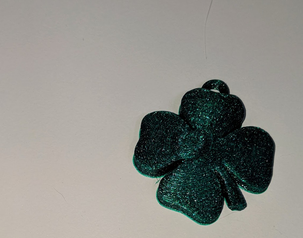 Shamrock Charm(w/loop for key chain/collar and without)