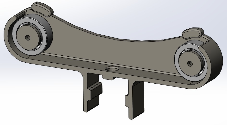 spool holder for 80/20 aluminum extrusion(1" square)