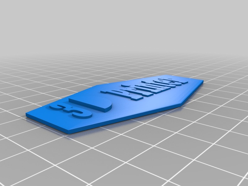3D Printer Name Tag