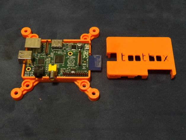 tootbox Raspberry PI case with vesa mount