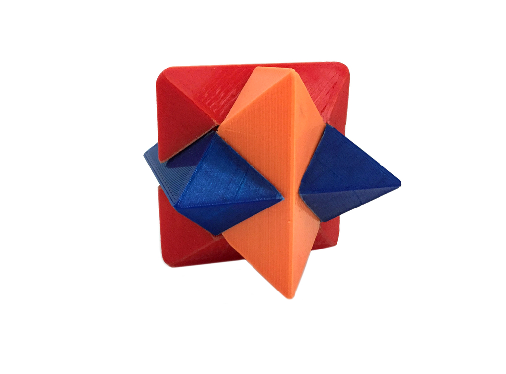 Download 3D Printed Star Puzzle