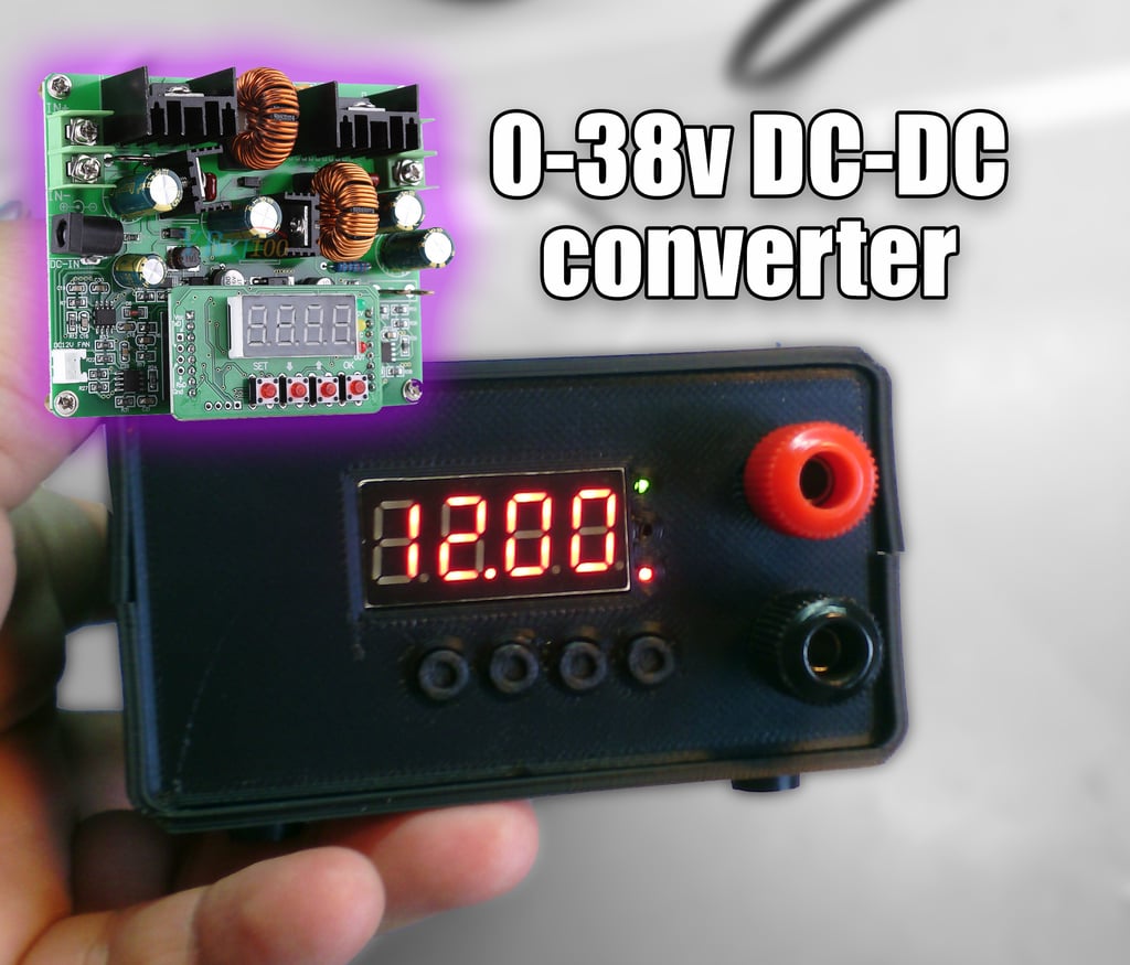 D3806 DC-DC Buck Boost Converter 38v - Power Supply - Box 