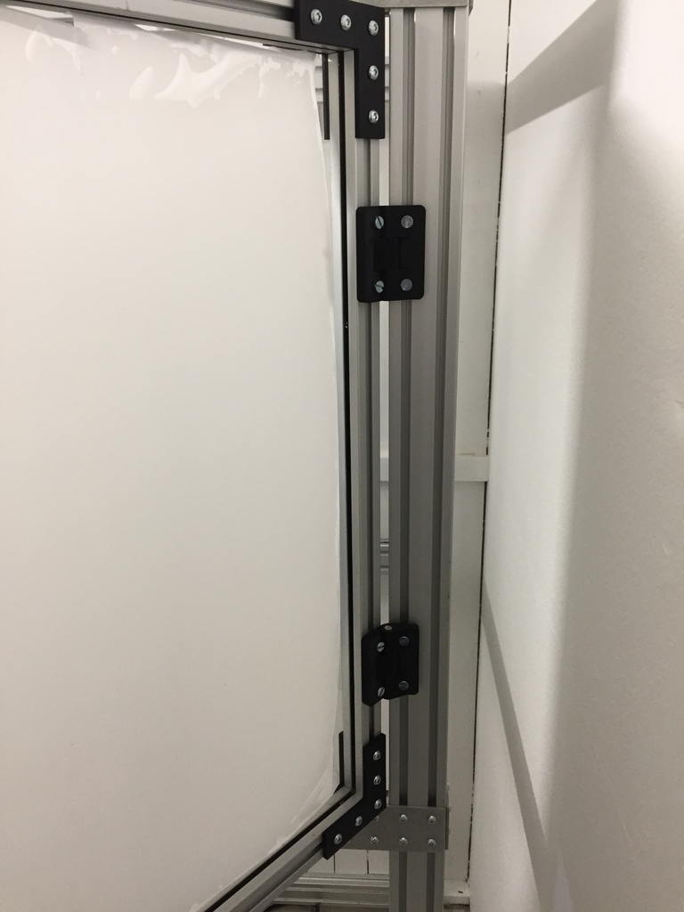 Door hinge for Motedis 3030 B-Type extrusion