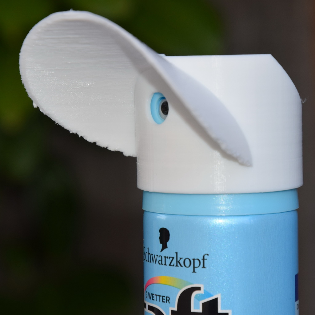 Customizable Spray Guard for Hair Spray