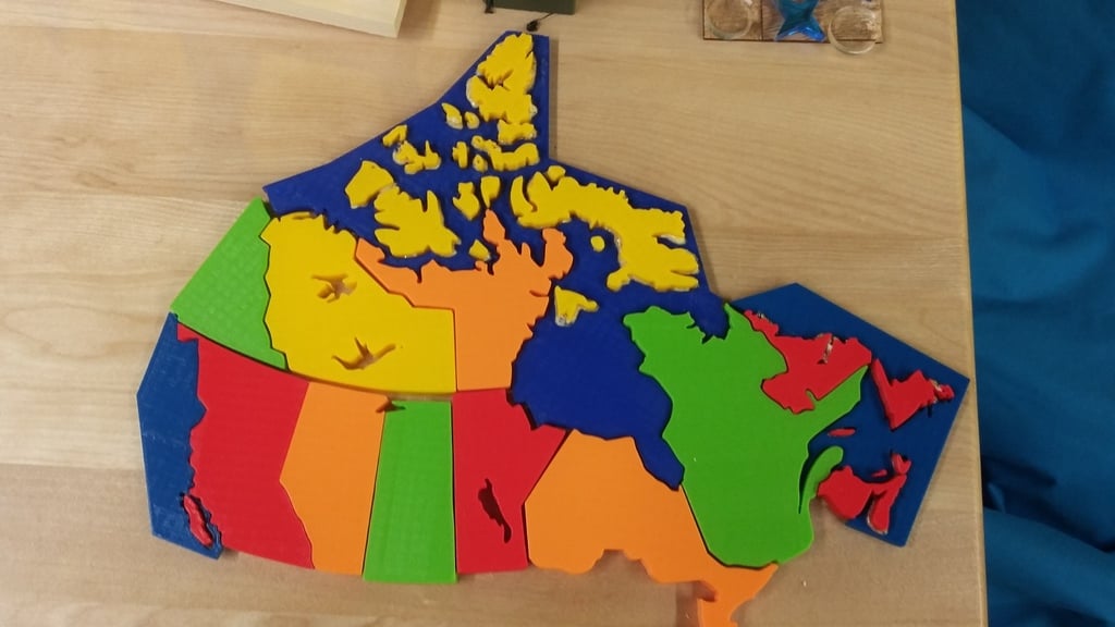 Canada Map 3d Puzzle