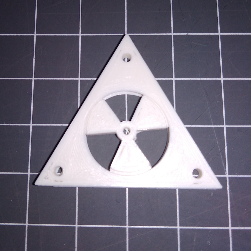 Rotating Nuclear Keyring (Print in place)