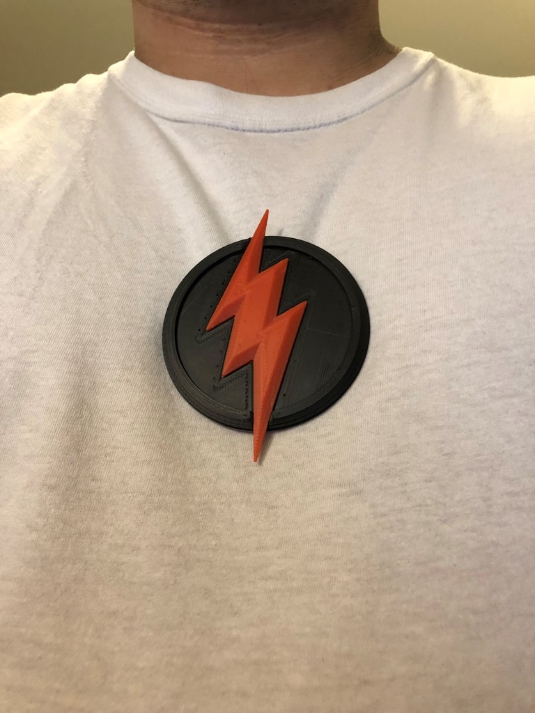 Flash Bolt Magnetic Chest Logo