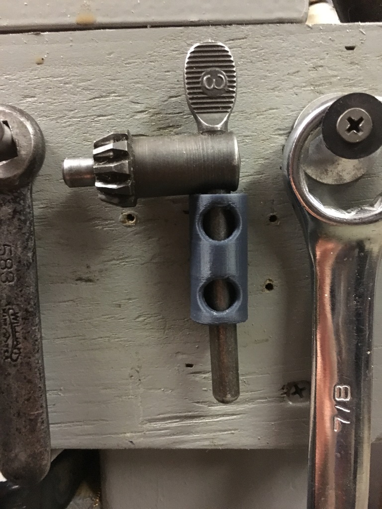 Drill chuck key holder
