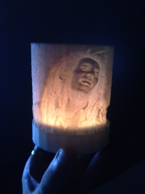 Candle Bob Marley Lithopane