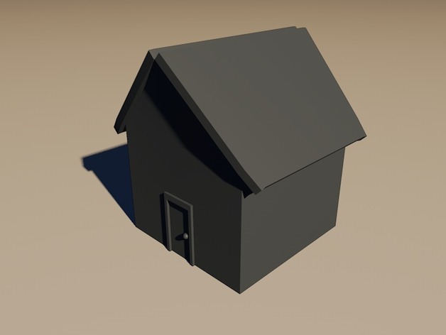 small cartoony house