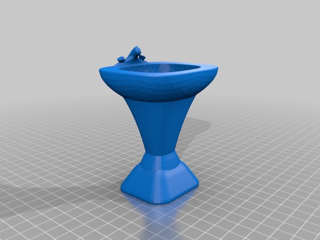 FICHIER pour imprimante 3D : salle de bain Sink1_preview_featured