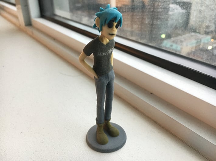 2D from:gorillaz(made by 3dprintguy)