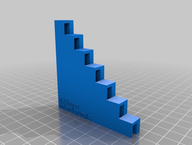 My Customized Surface Test: Temp Calibration Stairs ()