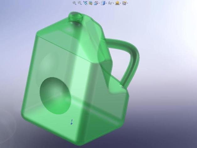 CupCake MakerBot Milk Carton