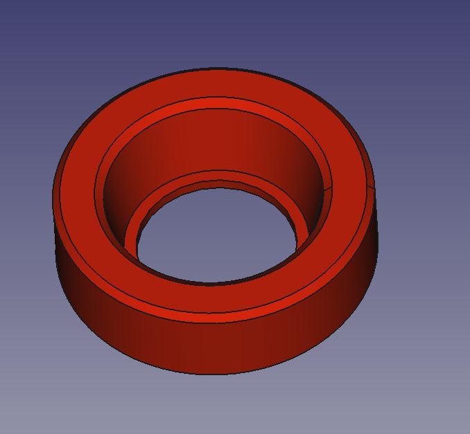 Anti-loss ring for rubber bumpers, used in motorbike top case racks (Givi)