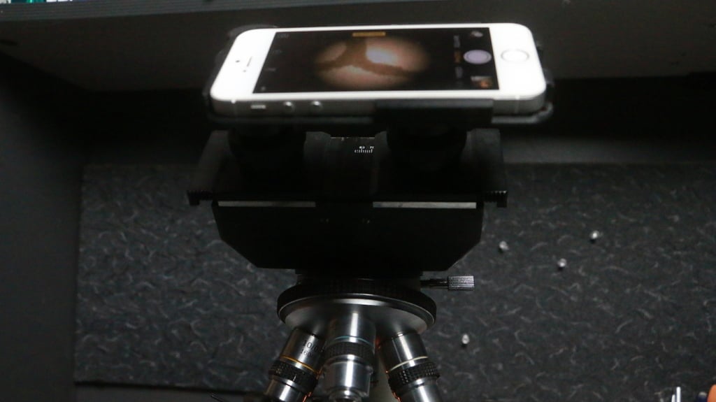 iPhone Mount For a Microscope!