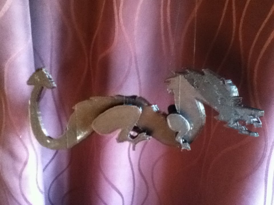 One piece positionable Dragon