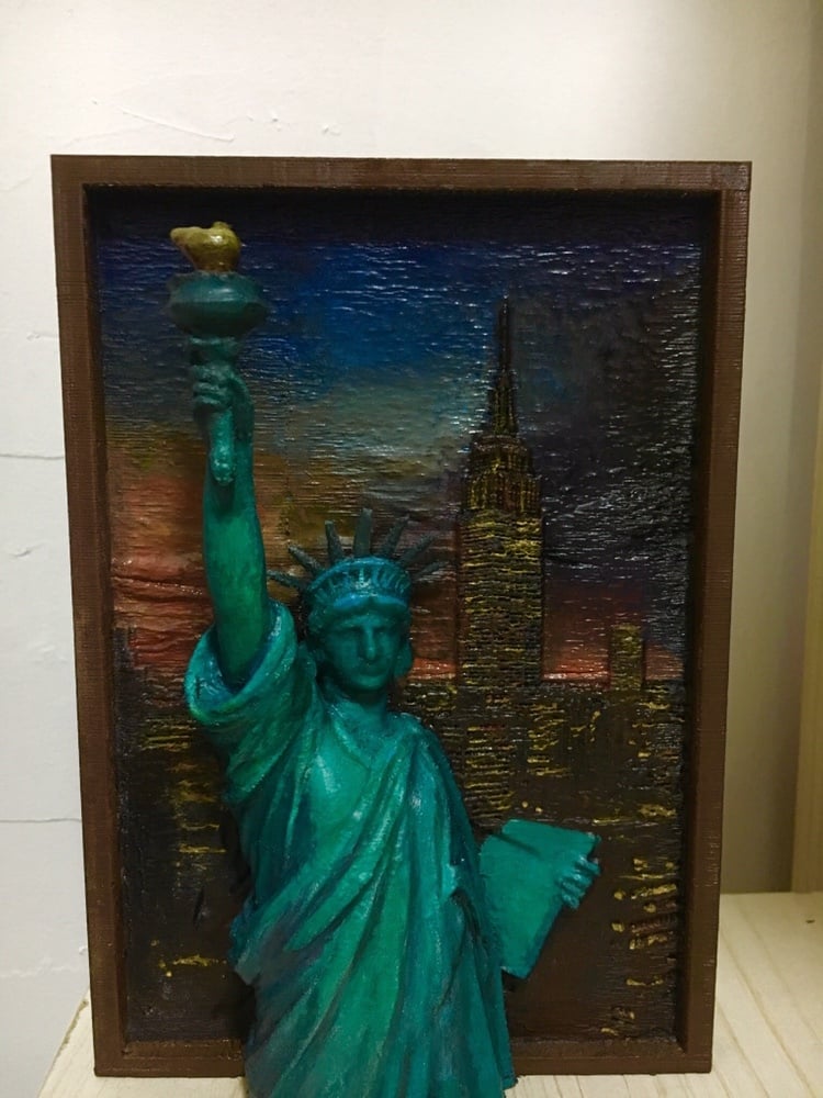 Statue of Liberty 3d painting