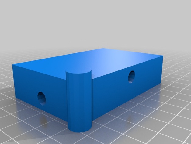 3D printer glass build plate holder - 4-piece