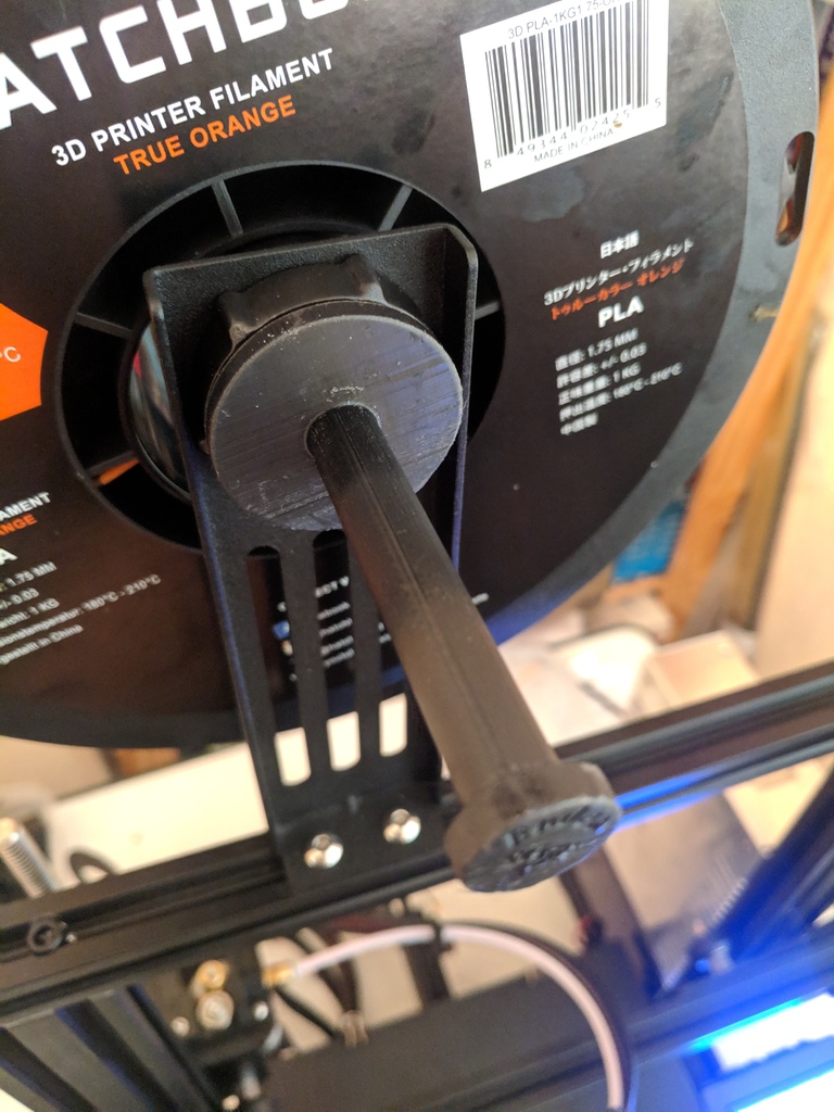 Ender 3 Small spool holder - Clip in - Designed for spools with 16mm ID