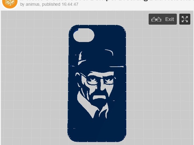 iPhone 5 Case Cover Bumper Breaking Bad Heisenberg Walter White